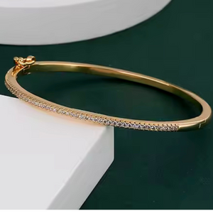 The Isabella Gold Bangle